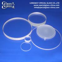 Lentilles lumineuses de verre flottant de borosilicate trempé Lentilles de verre rond plat