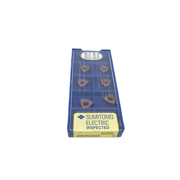 Металл сверля вставки карбида Сумитомо, вставки ВКМТ050308ФН АКЗ330 покрытые ПВД