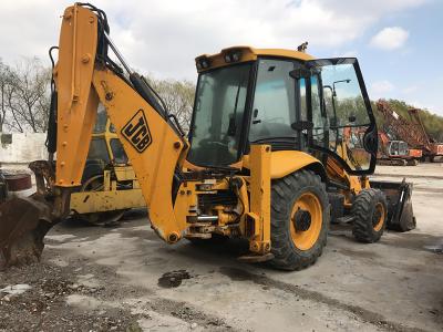 Cubeta original 4 do carregador 1.1cbm do Backhoe do JCB 3CX da pintura em 1 cabine da cubeta 4WD A/C