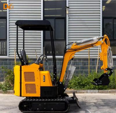 1.2 Ton Micro Digging Machine CE Approved Small Crawler Excavator Yellow Black Red Colour