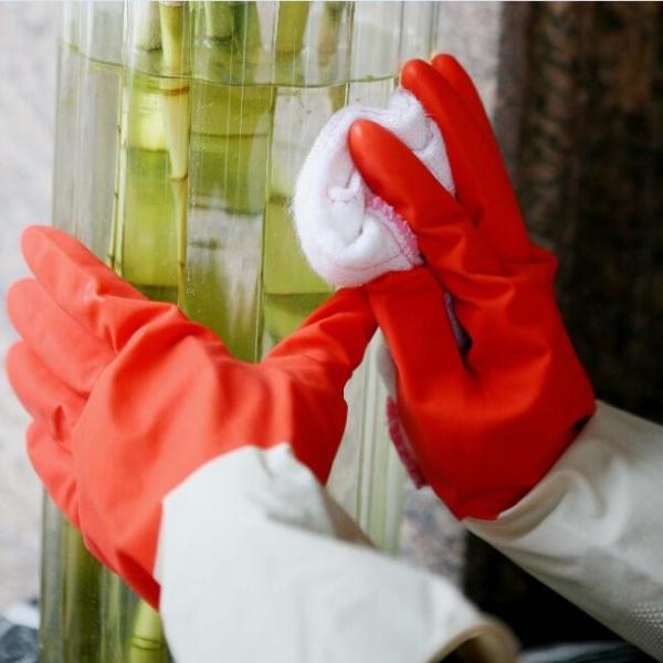 Durable Household Kitchen Rubber Gloves For Cleaning And Dishwashing