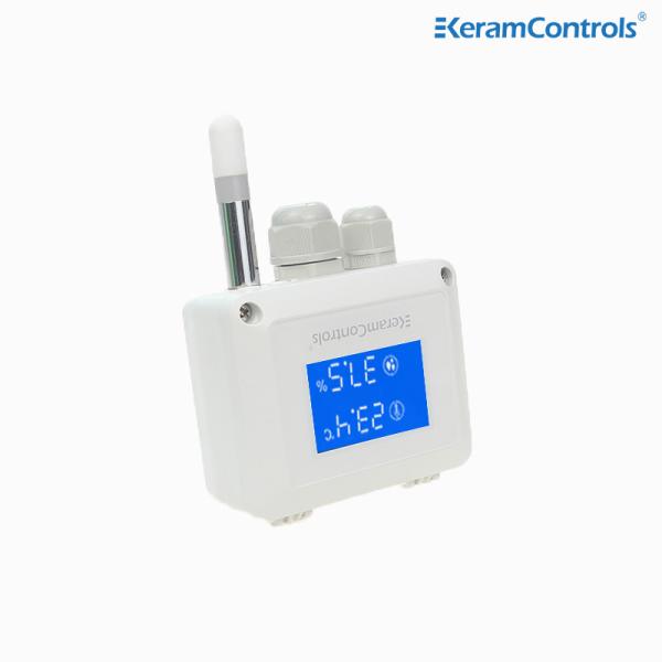 Replaceable Dwyer Temp Humidity Sensor WIth Blacklight LCD