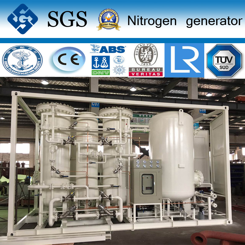 Portable PSA Nitrogen Generator 20 Nm3/hr 99.99% Purity CE ASME Certified