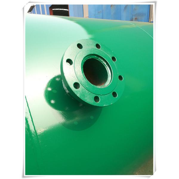 Carbon Steel Vertical Air Receiver Tank For Water Treatment High Volume