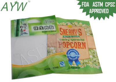 Sacos de vácuo frescos alinhados PE do alimento da pipoca de NY para o empacotamento de vácuo da armazenagem frigorífica