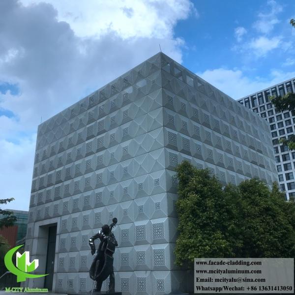 Декоративные перфорированные панели экрана из алюминия