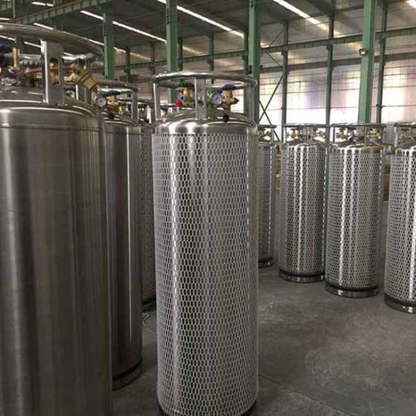 Нержавеющая сталь танка жидкого азота давления 195 литров высокая, жидкостный цилиндр дюара O2ий