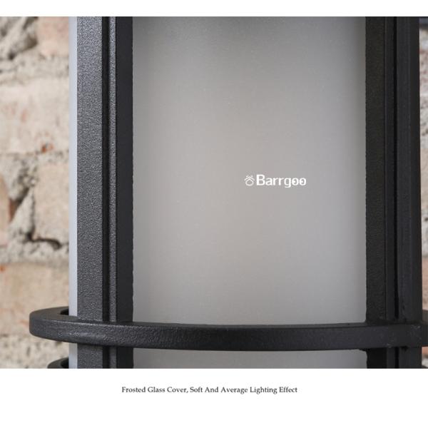 American Country Vintage Aluminum Garden Wall Light Sconce With E27 Bulb Socket