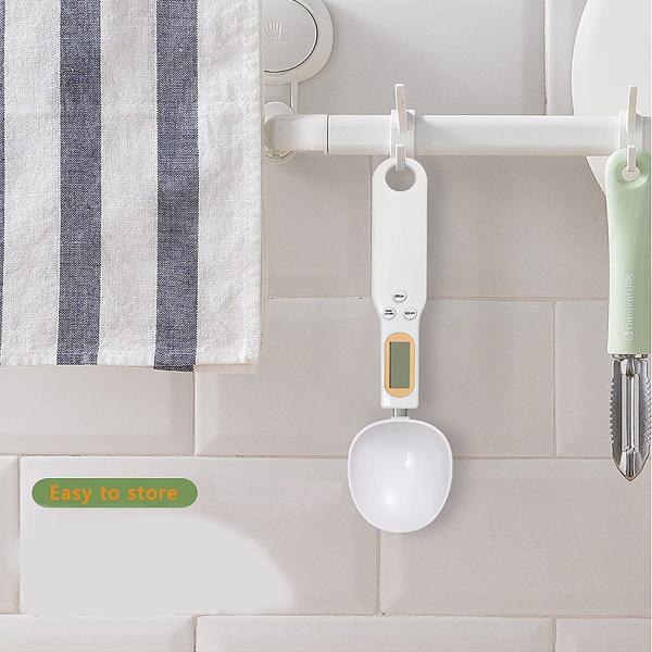 Balance de cuisine numérique à cuillère en plastique ABS alimentée par batterie, 500g, appareil de mesure du poids, 'Choix' division 0,1g