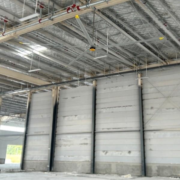 Suporte personalizado 7.3m 24FT ventilador de teto industrial arrefecido a ar com 6 lâminas