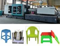 chaise de plage en plastique du style 780T par injection de machine servo horizontale de moulage