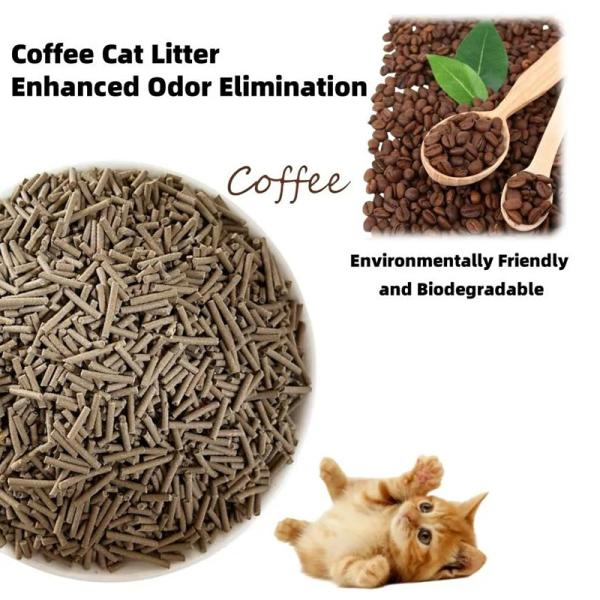 Litière pour chat au tofu à base de plantes, agglomérante facile, antiadhésive, écologique et biodégradable