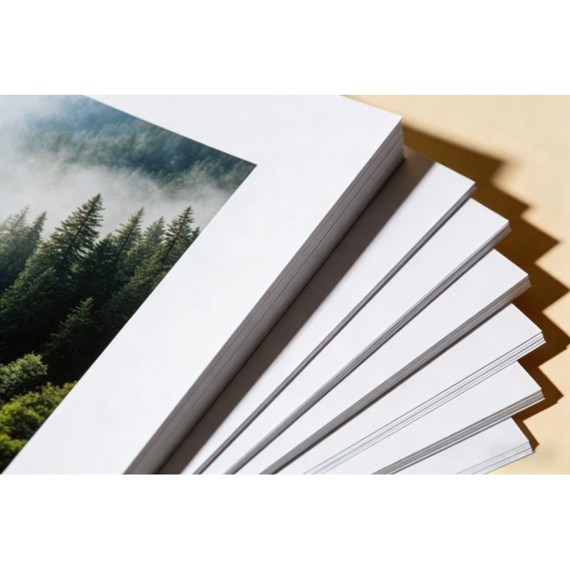 Lightweight 130g A4 A3 Matte Printable Adhesive Paper For Digital Printing
