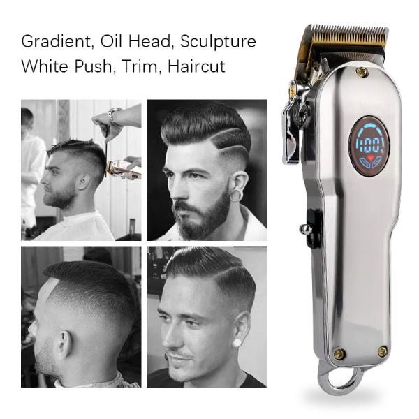Fast Charge Men Electric Professional Hair Clippers Barber Machines Trimmer