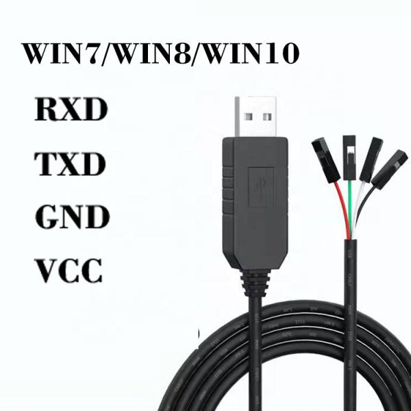FTDI Chipset FT 232 5V 3.3V USB to 4 PIN Dupont Uart TTL Serial Converter Cable for Raspberry Pi