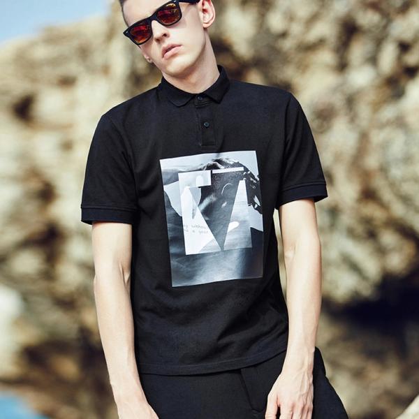 High End Mens Short Sleeve Polo Shirts Golf Clothes Lightweight Screen Printing