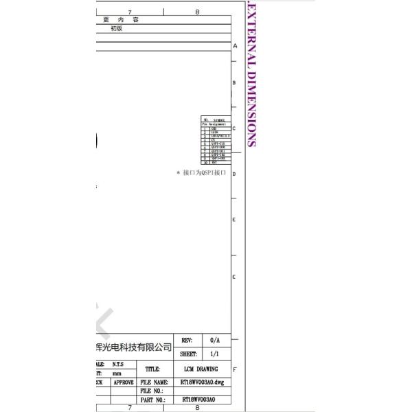 1.8 дюймовый малый круглый ЖК-экран TFT дисплейный модуль 360x360