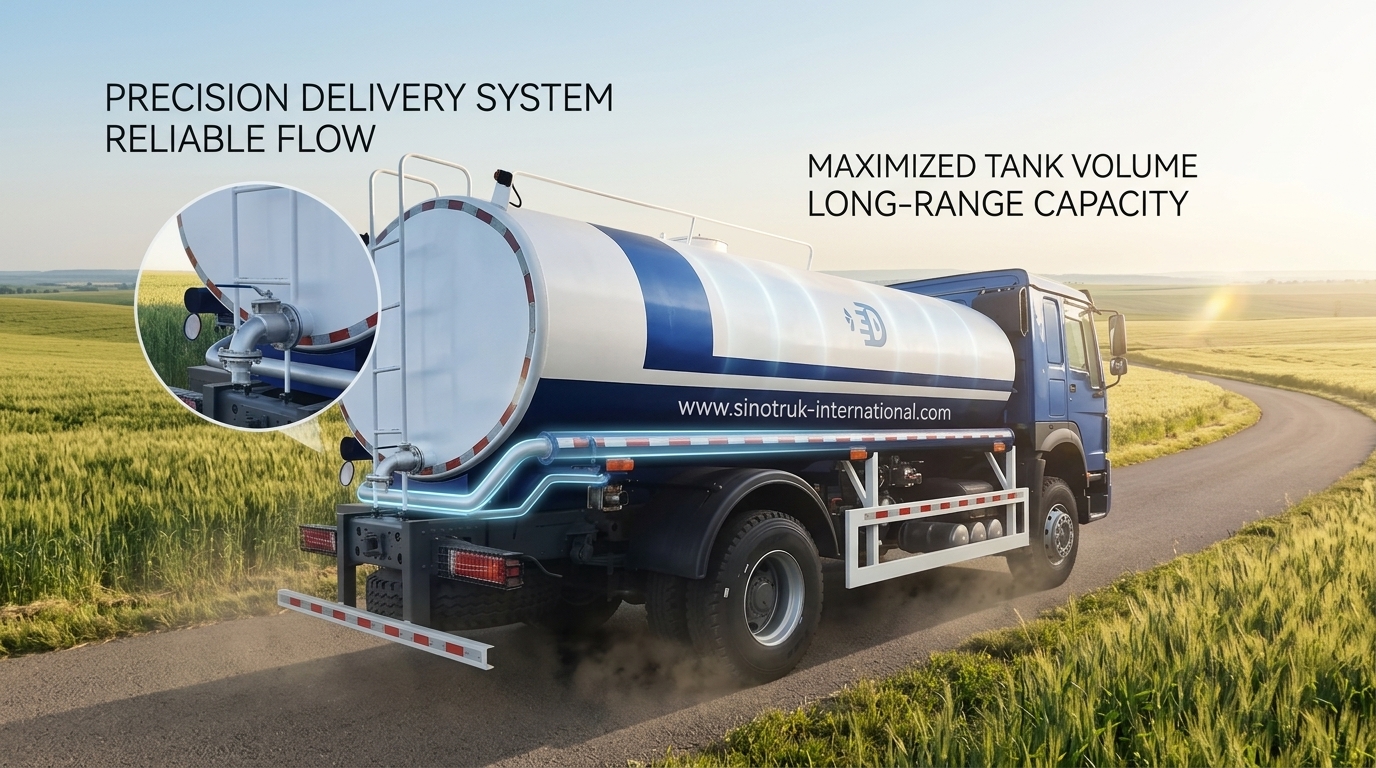 HOWO SINOTRUK Water Tank Truck 300HP Tank Transport