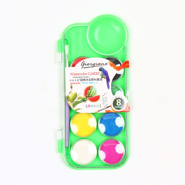8 Color High Quality Wear Well Mini Milk Watercolor Paint Set