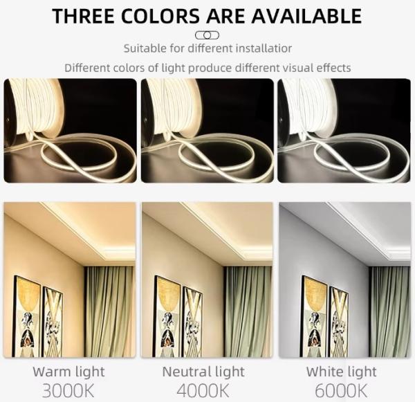 288leds high voltage 110V 220V flexible COB led strip light 2700K 3000K 4000K 6000K