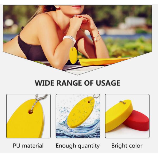Sports Floating Rugby Ball Keychain Badge Boat Rubber NBR PU Foam Custom