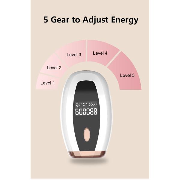 600000 Shots 4 Cm2 Light Area Painless IPL Hair Removal Device