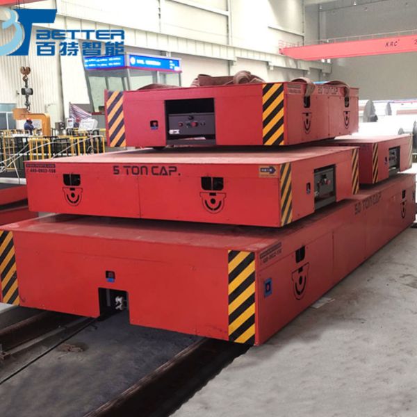 Electric Rail Transfer Platform Car Powered by Traveling Cable