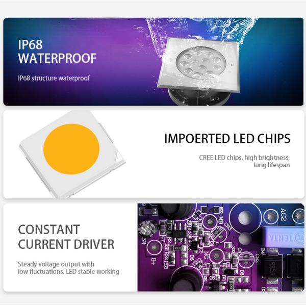 316L Stainless Steel 100V LED Underground Lights