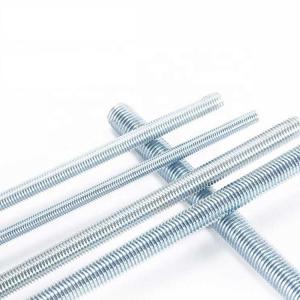 Grado de alta resistencia 4.8/6.8/8.8 Varilla de rosca con acabado con zinc y certificación ISO9001