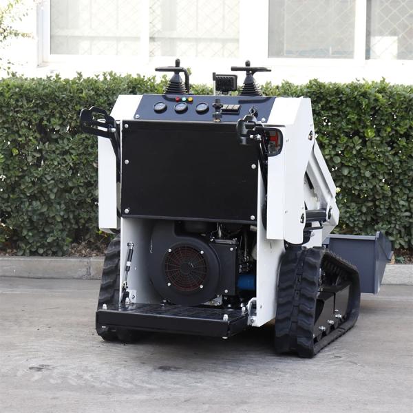 17.2kw Mini Loader Machine Disesel Crawler Micro Skid Steer Loader With Big Flow Hydraulic Valve