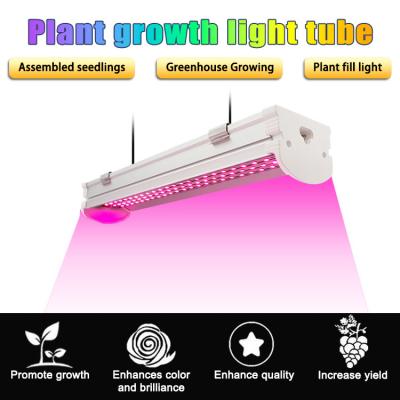 Tiras de LED de espectro total de 4 pés, 6 pés e 8 pés com refletor em forma de V Tubo de LED para aumentar a luz