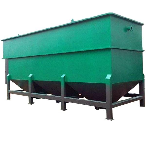 Резервуар для осаждения с вертикальным потоком для очистки сточных вод из углеродистой стали