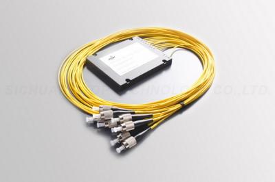 LGX PLC Fiber Optic Splitter 1x8 SC / UPC Fiber Splitter Box With Long Life