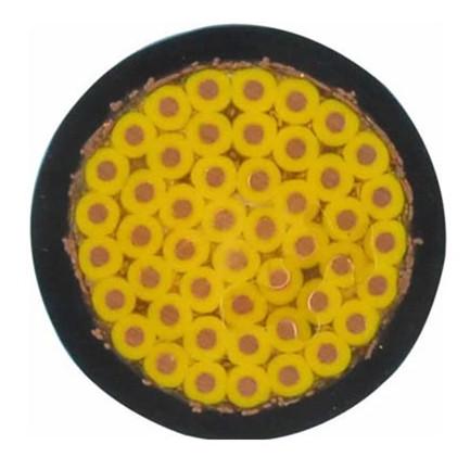 30 Cores Al - Foil Screen PVC Sheathed Industrial Control Cables , Copper Wire Multicore Screened Cable