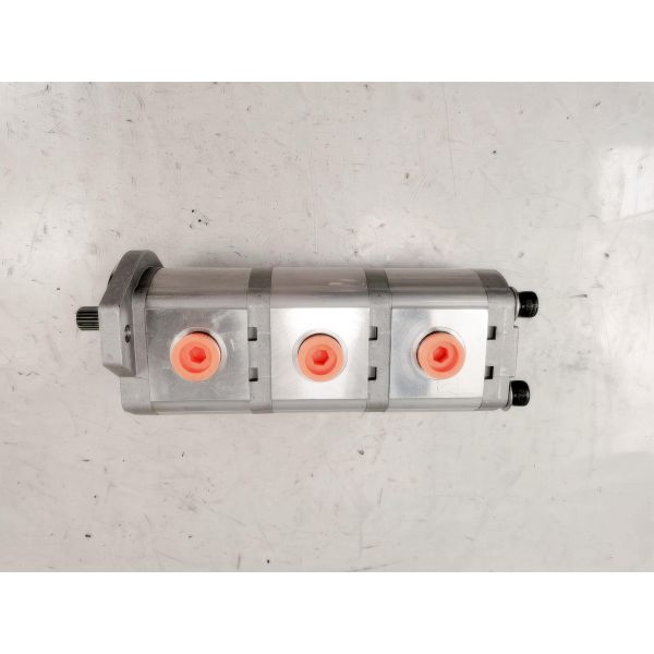 12+12+10 10T R Thread Hydraulic Pump Steel and aluminum alloys  160kPa-250kPa Middle and high pressure external meshing gear pump Hydraulic Pump Heavy Machinery