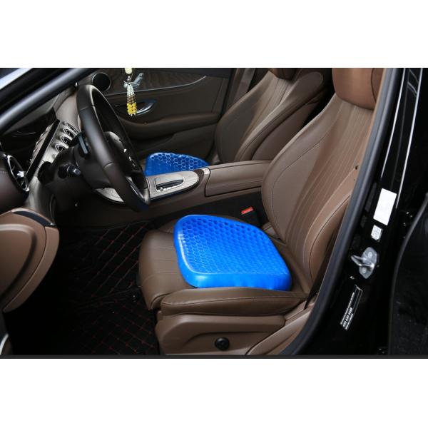 Pressure Sore Relief Car Seat Support Cushion , Customized Soft Gel Cushion