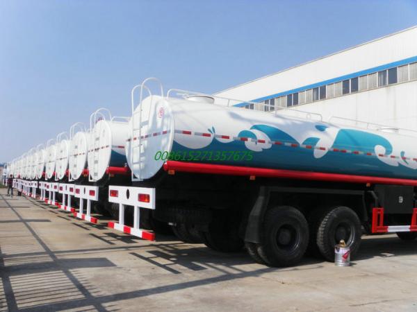 Beiben AWD off road Steel  Water Tanker Truck 6x6 With Water  Pump Bowser  For Transport Clean Drinking Water 16-18cbm