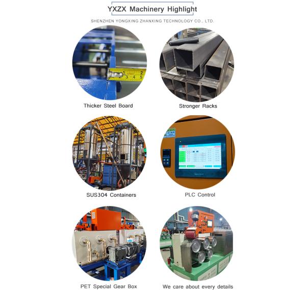 Линия экструзионной работы для полиэтиленового терэфталата из пластмассы PET