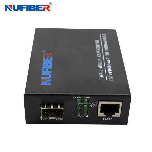 OEM Gigabit SFP Media Converter 10/100/1000Mbps RJ45 to SFP Slot Optical Transceiver