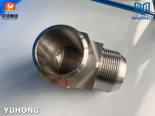 316L Hydraulic  Stainless Steel Fitting 90° Elbow