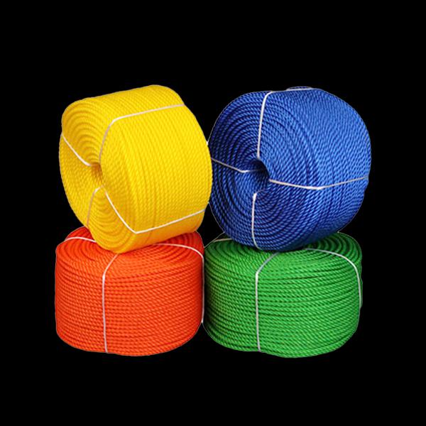 Plastic Rope PP Packaging Rope 3 Strand Twisted Rope
