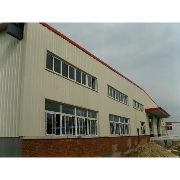 Prefab Steel Structure Workshop with 20-50 Years Service Life, Q235 Q355B Carbon Steel Frame, and Wind Snow Seismic Design Load
