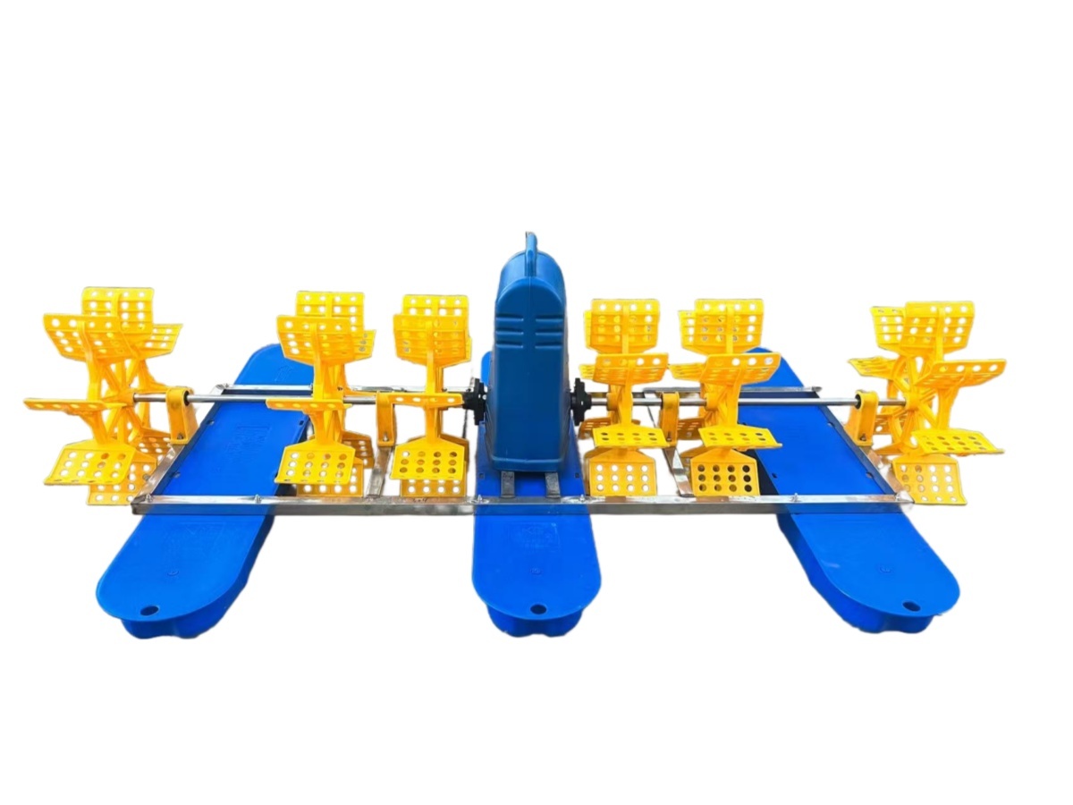 3 Ships Fish Pond Water Wheel Aerator With 6 Blades oil leakage