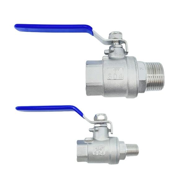 ISO 9001 Standard 304 316 Stainless Steel 2PC Floating Ball Valve for Performance