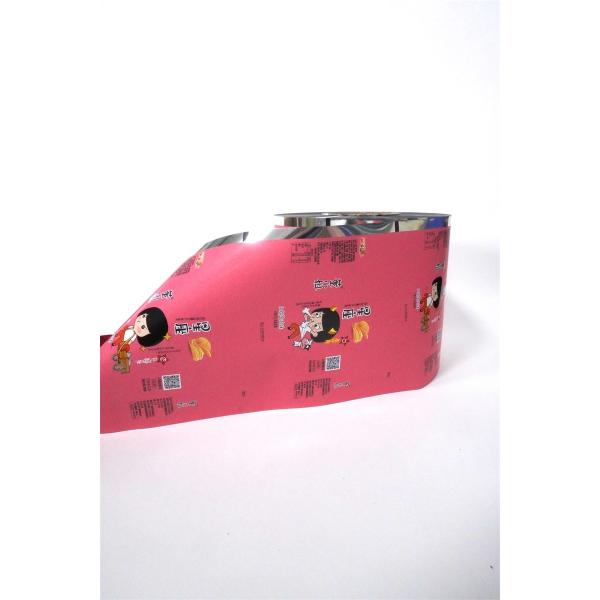 Film de sécurité laminé PET/VMPET/PE plastique alimentaire/snacks/noix emballage en rouleau de film plastique