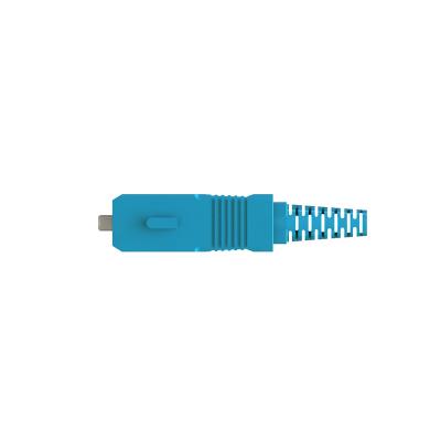 SC Short Boot Optic Fiber Connector Om3 With Multimode Fiber Type