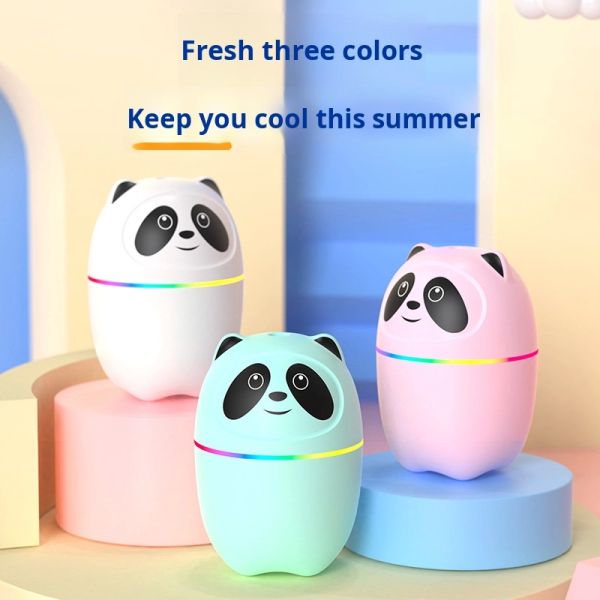 AromatherapyUSB Mini Ultrasonic Humidifier With 7 Color LED Lighting Low Noise