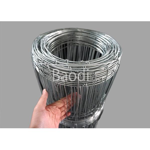 Hot Dipped Galvanised Wire Fencing Hinged Knot Field Fence 330 Feet Length
