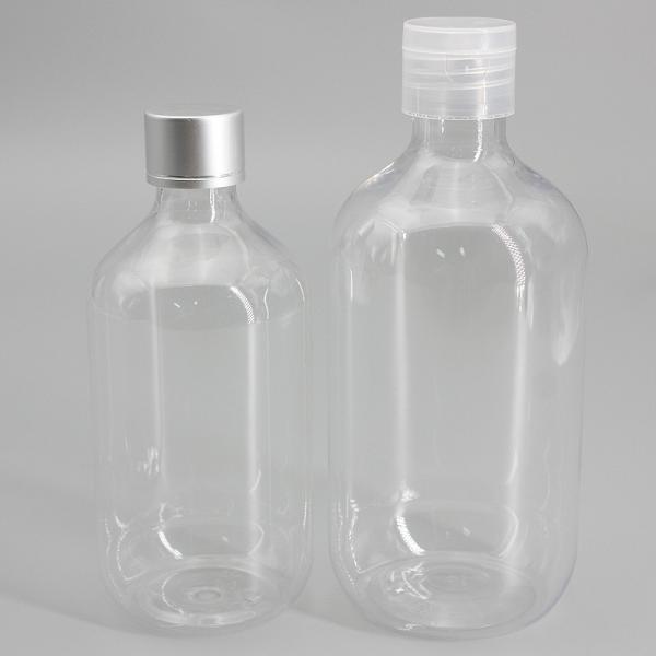 Flip Top Cap 24mm 480ml Clear Plastic Liquor Bottles