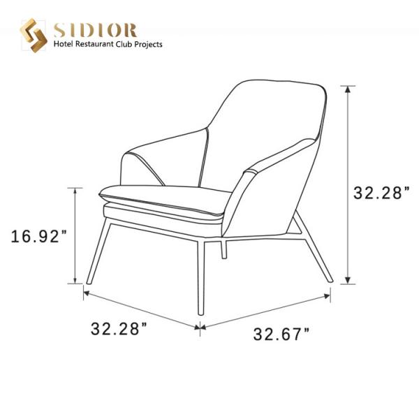 Morder Leather Chair, Comfortable Leather Chair, Leather Relaxing Chair, Living Room Lounge Chair, High Density Foam